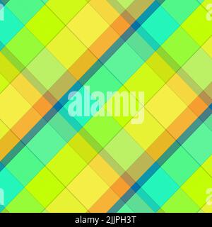 Un'illustrazione digitale dello sfondo colorato a scacchi per sfondi Foto Stock