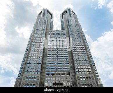 Il Tokyo Metropolitan Government Building, noto anche come Tocho a Shinjuku, Tokyo, Giappone Foto Stock