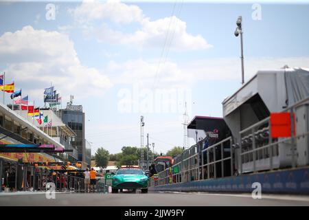 Autovettura di sicurezza durante il GP d'Ungheria, 28-31 luglio 2022 a Hugaroring, campionato del mondo di Formula 1 2022. Foto Stock