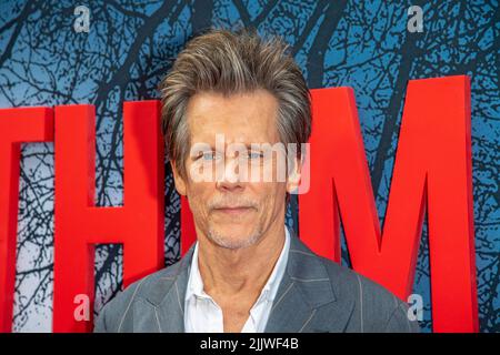 New York, Stati Uniti. 27th luglio 2022. Kevin Bacon partecipa al "LORO" New York Premiere allo Studio 525 a New York City. (Foto di Ron Adar/SOPA Images/Sipa USA) Credit: Sipa USA/Alamy Live News Foto Stock