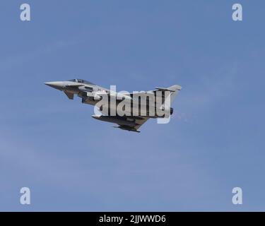 Eurofighter austriaco EF2000 che vola al RIAT 2022 Foto Stock