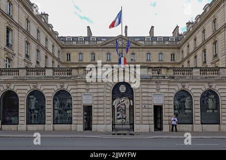 France, Paris, Caisse des Depots et Consignations (Cassa di deposito e spedizione) è un'istituzione finanziaria francese del settore pubblico, creata nel 1816, un'istituzione finanziaria francese Foto Stock