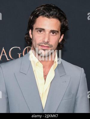 27 luglio 2022, Los Anheles, California, Stati Uniti d'America: Fabien Frankel partecipa alla prima mondiale HBO Original Drama Series ''House of the Dragon'''. (Credit Image: © Billy Bennight/ZUMA Press Wire) Foto Stock