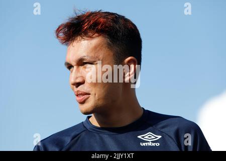 Magyorod, Ungheria. 28th luglio 2022. Magyorod, Ungheria. Luglio 28th 2022. Formula 1 Gran Premio d'Ungheria a Hungaroring, Ungheria. Foto: Alex Albon (THA) di Williams Credit: Piotr Zajac/Alamy Live News Foto Stock