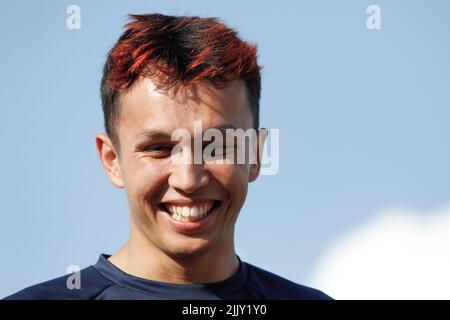 Magyorod, Ungheria. 28th luglio 2022. Magyorod, Ungheria. Luglio 28th 2022. Formula 1 Gran Premio d'Ungheria a Hungaroring, Ungheria. Foto: Alex Albon (THA) di Williams Credit: Piotr Zajac/Alamy Live News Foto Stock