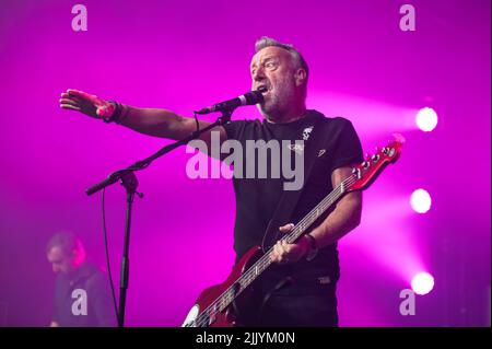 Peter Hook & The Light - Barrowland Glasgow 28th luglio 2022 Credit: Glasgow Green at Winter Time/Alamy Live News Foto Stock