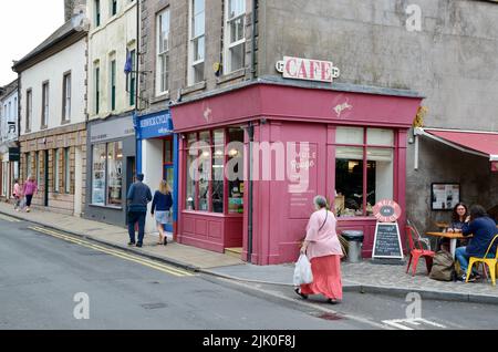 cafe 17 ponte st berwick su tweed northumberland inghilterra Regno Unito Foto Stock