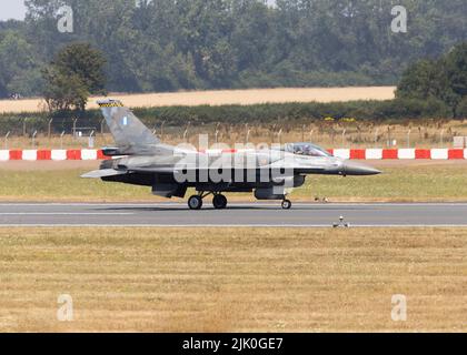 L'Aeronautica militare greca F-16 riserva velivolo al 2022 RIAT Foto Stock