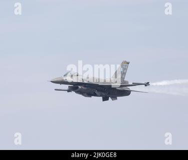 L'Aeronautica militare greca F-16 riserva velivolo al 2022 RIAT Foto Stock