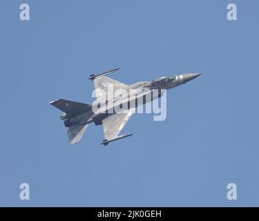 L'Aeronautica militare greca F-16 riserva velivolo al 2022 RIAT Foto Stock