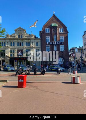 Amburgo, Germania 23 giugno 2022, la famosa stazione di polizia 'Davidwache' a St. Pauli, Amburgo Foto Stock