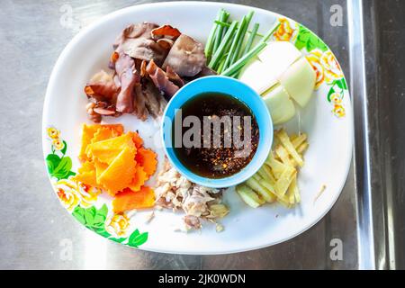 Ingredienti per cibo tailandese Foto Stock