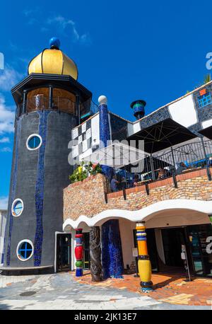 Hundertwasser Art Center, Whangarei, Northland, Isola del Nord, Nuova Zelanda, Pacifico Foto Stock