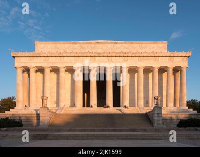 Lincoln Memorial, National Mall, Washington DC, Stati Uniti d'America, Nord America Foto Stock