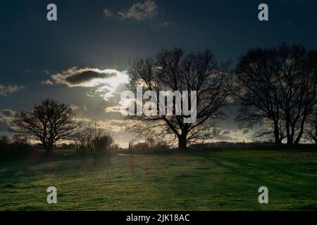 Paesaggio inglese Foto Stock