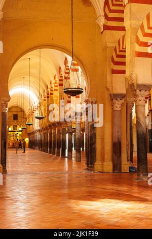 La grande moschea di Cordoba, Mezquita de Cordoba, Spagna Foto Stock