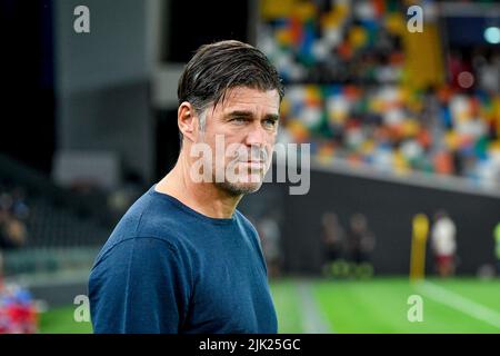 Udine, Italia. 29th luglio 2022. Friuli - Stadio Dacia Arena, Udine, 29 luglio 2022, Capo allenatore di Udinese Andrea Sottil durante Udinese Calcio vs Chelsea FC - amichevole partita di calcio credito: Live Media Publishing Group/Alamy Live News Foto Stock