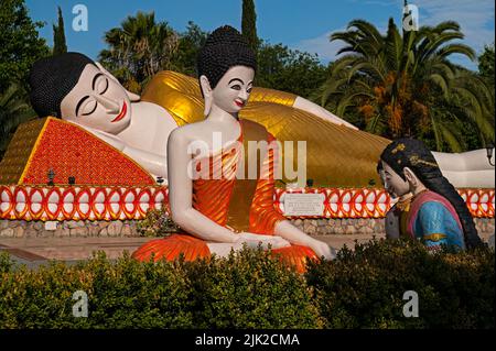 Tempio buddista cambogiano di Stockton, California Foto Stock