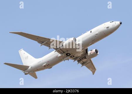 Decollo da Boeing Poseidon. Foto Stock