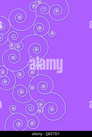 Astratto sfondo moderno paisley Design - illustrazione stock Foto Stock