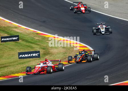 Spa, Belgio. 30th luglio 2022. 58 MONTOYA Sebastian (col), gara PREMA, azione nel corso del round 7th del Campionato europeo di Formula Regionale 2022 by Alpine, dal 28 al 30 luglio sul circuito di Spa-Francorchamps a Francorchamps, Belgio - Foto Florent Gooden / DPPI Credit: DPPI Media/Alamy Live News Foto Stock