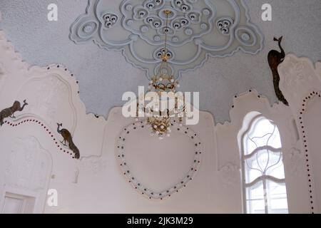 L'interno del palazzo Cifrapalota a Kecskemet, Ungheria Foto Stock