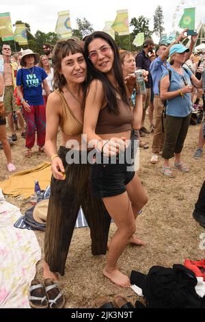 Malmesbury, Regno Unito. 29th luglio 2022. Il festival Womad (World of Music and Dance) si è tenuto presso Charlton Park, Wiltshire. Gli atti di tutto il mondo si sono riuniti per il quarantesimo anniversario del festival. Credit: ZUMA Press, Inc./Alamy Live News Foto Stock