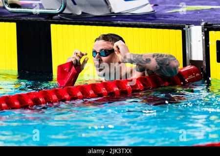 Birmingham, Regno Unito. 30th Lug 2022. Adam Peaty (ENG) 100m Breaststroke durante gli eventi DI ASP di Birmingham 2022 - Giochi del Commonwealth alla Birmingham Arena sabato 30 luglio 2022 a Birmingham, Regno Unito. Credit: Taka Wu/Alamy Live News Foto Stock