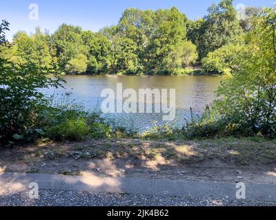 Scena dal fiume etienne, Limoges Francia Foto Stock