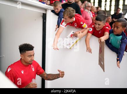 Jesse Lingard della foresta di Nottingham durante la partita di prima stagione a Meadow Lane, Nottingham. Data foto: Sabato 30 luglio 2022. Foto Stock