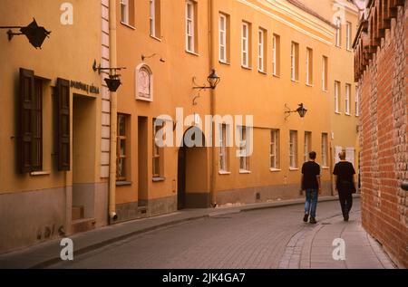 Città vecchia di Vilnius, Lituania Foto Stock