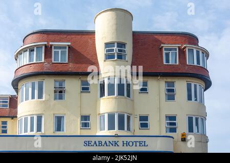 Seabank Hotel, Esplanade, Porthcawl, Bridgend County Borough (Pen-y-bont), Galles (Cymru), Regno Unito Foto Stock