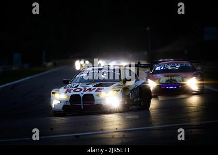 98 Rowe Racing, BMW M4 GT3 di Augusto FARFUS, Nicholas YELLOLY, Nicky CATSBURG, in azione durante la TotalEnergies 24 ore di Spa 2022, 7th round del Fanatec GT World Challenge Europe Powered by AWS, dal 27 al 31 luglio 2022 2021 sul circuito di Spa-Francorchamps, a Stavelot, Belgio - Foto Florent Gooden / DPPI Foto Stock