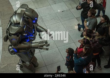 Titan il robot Foto Stock