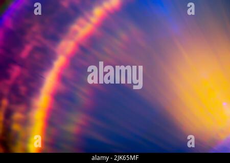 L'obiettivo a pellicola svasa la perdita di luce bokeh Foto Stock
