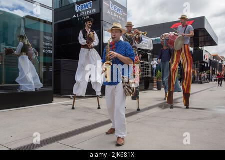 Magyorod, Ungheria. Luglio 31th 2022. Formula 1 Gran Premio d'Ungheria a Hungaroring, Ungheria. Foto: Padock Atmosphere © Piotr Zajac/Alamy Live News Foto Stock