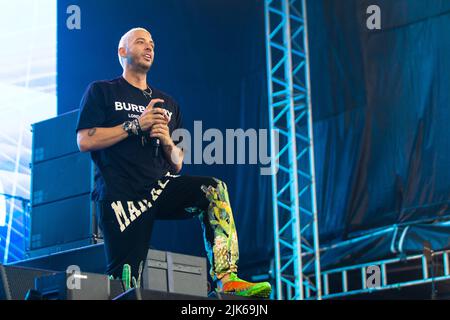 Newcastle, UK - Example suona al festival Loosefest 30th luglio 2022 credito: Jill ODonnell/Alamy Live News Foto Stock