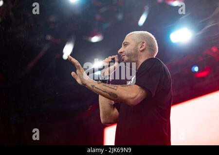 Newcastle, UK - Example suona al festival Loosefest 30th luglio 2022 credito: Jill ODonnell/Alamy Live News Foto Stock