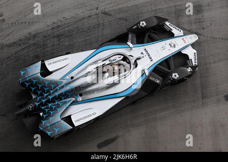 Londra, Regno Unito. 31st luglio 2022. 05 VANDOORNE Stoffel (bel), Mercedes-EQ Silver Arrow 02, azione durante l'ePrix di Londra 2022, incontro 9th del Campionato del mondo di Formula e ABB FIA 2021-22, sull'Excel Londra dal 30 al 31 luglio, a Londra, Regno Unito - Foto: Eric Alonso/DPPI/LiveMedia Credit: Independent Photo Agency/Alamy Live News Foto Stock