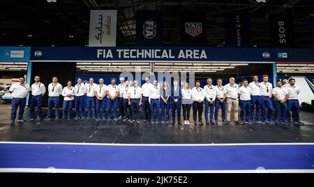 Londra, Regno Unito. 31st luglio 2022. FIA durante l'ePrix di Londra 2022, 9th meeting del Campionato del mondo di Formula e ABB FIA 2021-22, sull'Excel di Londra dal 30 al 31 luglio, a Londra, Regno Unito - Photo Xavi Bonilla / DPPI Credit: DPPI Media/Alamy Live News Foto Stock