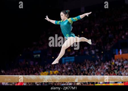 Birmingham, Regno Unito. 31 Lug 2022. Georgia GODWIN (AUS) ha vinto la Ginnastica artistica femminile All-Around - finale di Birmingham 2022 - Commonwealth Games alla Birmingham Arena domenica 31 luglio 2022 a Birmingham, Regno Unito. Credit: Taka Wu/Alamy Live News Foto Stock