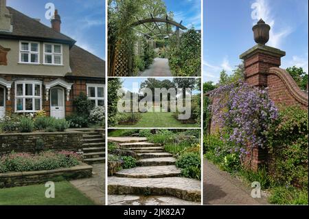 RHS Garden a Wisley è uno dei cinque giardini gestiti dalla Società e il secondo giardino a pagamento più visitato nel Regno Unito (1) Foto Stock