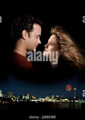 Tom Hanks & Meg Ryan Film: Sleepless a Seattle (USA 1993) personaggi: Sam Baldwin, Annie Reed regista: Nora Ephron 25 giugno 1993 **AVVISO** questa fotografia è esclusivamente ad uso editoriale ed è copyright DELLE IMMAGINI TRISTAR e/o del fotografo assegnato dalla Film o dalla Production Company e può essere riprodotta solo da pubblicazioni in concomitanza con la promozione del suddetto Film. È richiesto un credito obbligatorio per LE IMMAGINI TRISTAR. Il fotografo deve essere accreditato anche quando è noto. Nessun uso commerciale può essere concesso senza l'autorizzazione scritta della Film Company. Foto Stock