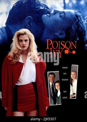 Film di poster di Drew Barrymore: Poison Ivy (1990) personaggi: Ivy regista: KATT Shea 08 maggio 1992 **ATTENZIONE** questa foto è solo ad uso editoriale ed è copyright della NUOVA LINEA e/o del fotografo assegnato dalla Film o dalla Società di produzione e può essere riprodotta solo da pubblicazioni in concomitanza con la promozione del suddetto Film. È necessario un credito obbligatorio per LA NUOVA RIGA. Il fotografo deve essere accreditato anche quando è noto. Nessun uso commerciale può essere concesso senza l'autorizzazione scritta della Film Company. Foto Stock