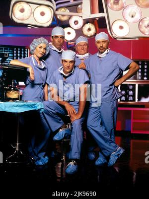 Jayne Brook, Adam Arkin, Mandy Patinkin, PER ESEMPIO Marshall & Hector Elizondo Televisione: Chicago Hope (1992) personaggi: Dr. Diane Grad, Dr. Aaron Shutt, Dr Jeffrey Geiger, Dr Arthur Thurmond & Dr. Phillip Watters Operating Theater 18 settembre 1994 **AVVISO** questa fotografia è solo per uso editoriale ed è il copyright di 20 CENTURY FOX TV e/o del fotografo assegnato dalla Film o dalla Production Company e può essere riprodotto solo da pubblicazioni in concomitanza con la promozione Della pellicola sopra riportata. È richiesto un credito obbligatorio per 20 CENTURY FOX TV. Anche il fotografo dovrebbe essere accreditato Foto Stock