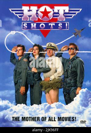 Charlie Sheen, Valeria Golino, Lloyd Bridges & Cary Elwes Poster Film: Hot Shots! (1994) caratteri: Lt. Topper Harley, Ramada Thompson, ADM. Thomas 'Tug' Benson, Lt. Kent Gregory Direttore: Jim Abrahams 31 luglio 1991 **AVVISO** questa foto è solo per uso editoriale ed è il copyright di 20th CENTURY FOX e/o il fotografo assegnato dalla Film o dalla Società di produzione e può essere riprodotto solo da pubblicazioni in concomitanza con la promozione del suddetto Film. È richiesto un credito obbligatorio per 20th CENTURY FOX. Il fotografo deve essere accreditato anche quando è noto. Nessun uso commerciale Foto Stock