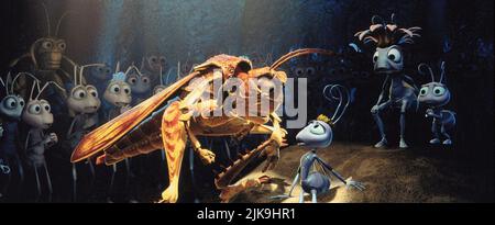 Hopper,Princess atta,Queen,Dot Film: A Bug'S Life (USA 1998) personaggi: Hopper,,Queen,Dot Director: John Lasseter & Andrew Stanton 14 novembre 1998 **AVVISO** questa fotografia è ad uso esclusivamente editoriale ed è copyright di DISNEYPIXAR e/o del fotografo assegnato dalla Film o dalla Production Company e può essere riprodotta solo da pubblicazioni in concomitanza con la promozione del suddetto Film. È richiesto un credito obbligatorio per la DISNEYPIXAR. Il fotografo deve essere accreditato anche quando è noto. Nessun uso commerciale può essere concesso senza l'autorizzazione scritta della Film Company. Foto Stock