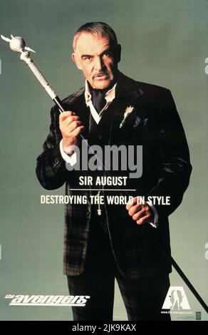 Sean Connery Poster Film: The Avengers (USA 1998) personaggi: Sir August de Wynter regista: Jeremiah S. Chechik 13 Agosto 1998 **AVVISO** questa fotografia è solo per uso editoriale ed è copyright di WARNER BROS. E/o del fotografo assegnato dalla Film o dalla Società di produzione e può essere riprodotta solo da pubblicazioni in concomitanza con la promozione del suddetto Film. È richiesto un credito obbligatorio per WARNER BROS. Il fotografo deve essere accreditato anche quando è noto. Nessun uso commerciale può essere concesso senza l'autorizzazione scritta della Film Company. Foto Stock