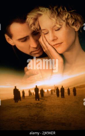 Nicolas Cage & Meg Ryan Film: City of Angels (USA/DE 1998) personaggi: Seth & Dr. Maggie Rice Direttore: Brad Silberling 10 Aprile 1998 **AVVISO** questa fotografia è solo per uso editoriale ed è copyright di WARNER BROS. E/o del fotografo assegnato dalla Film o dalla Production Company e può essere riprodotta solo da pubblicazioni in concomitanza con la promozione del suddetto Film. È richiesto un credito obbligatorio per WARNER BROS. Il fotografo deve essere accreditato anche quando è noto. Nessun uso commerciale può essere concesso senza l'autorizzazione scritta della Film Company. Foto Stock