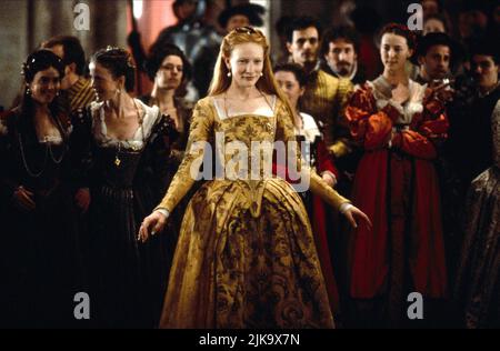 Cate Blanchett Film: Elizabeth (USA/UK 1998) regista: Shekhar Kapur 08 Settembre 1998 **ATTENZIONE** questa fotografia è solo per uso editoriale ed è il copyright di POLYGRAM e/o del fotografo assegnato dalla Film o dalla Società di produzione e può essere riprodotto solo da pubblicazioni in concomitanza con la promozione del suddetto Film. È necessario un credito obbligatorio per IL POLYGRAM. Il fotografo deve essere accreditato anche quando è noto. Nessun uso commerciale può essere concesso senza l'autorizzazione scritta della Film Company. Foto Stock